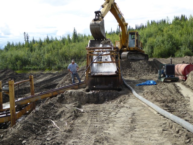 A smaller operation on Quartz Creek 
